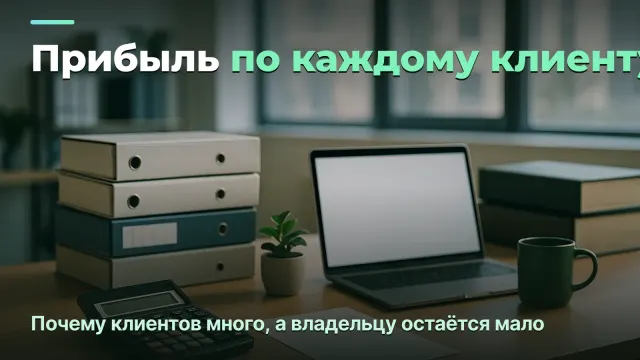 Бухгалтерская фирма: прибыль по клиенту и по бухгалтеру, а не по количеству клиентов