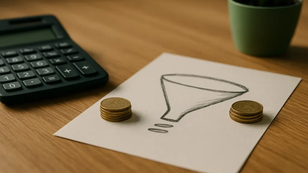Adding up ad spend, sales salaries and tools into the cost of one client