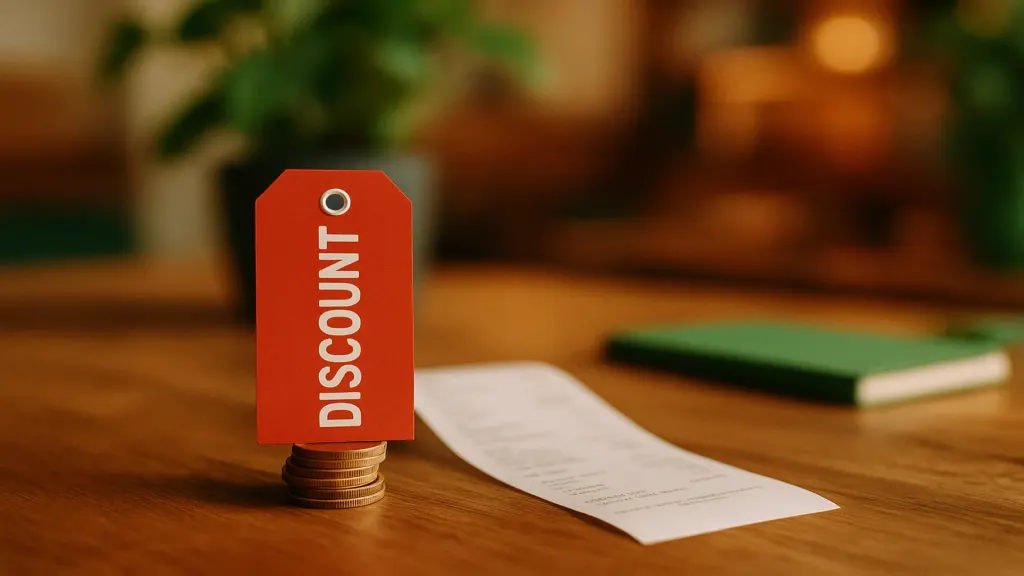 A discount comes straight out of profit, not revenue