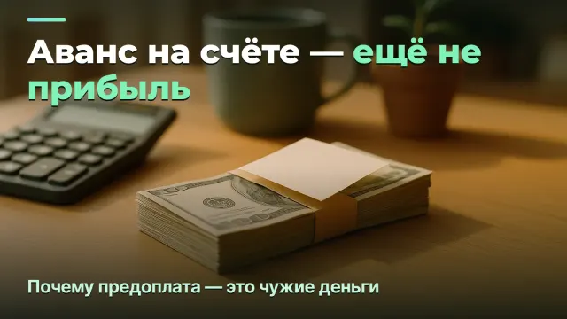 Аванс клиента — это не ваша прибыль