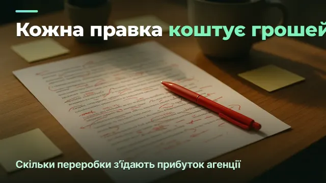 Скільки коштують правки: ціна переробок в агенції
