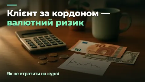 Валютний ризик: клієнти за кордоном і втрати на курсі