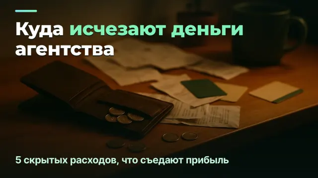 Куда исчезают деньги агентства: 5 скрытых расходов