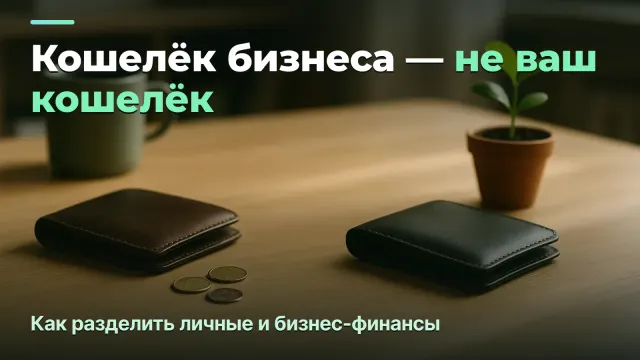 Личные и бизнес-финансы владельца: как разделить