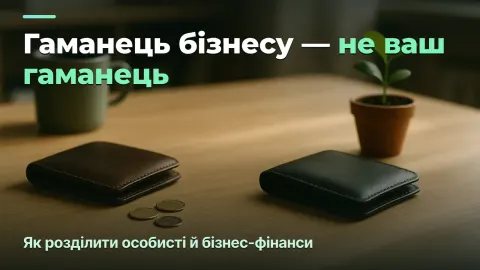 Особисті й бізнес-фінанси власника: як розділити