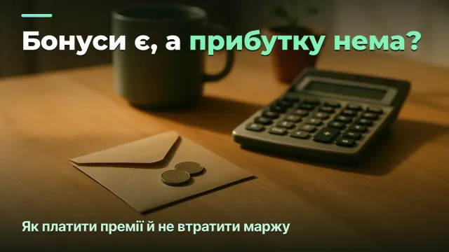 Бонуси команді: як платити премії й не з'їсти прибуток