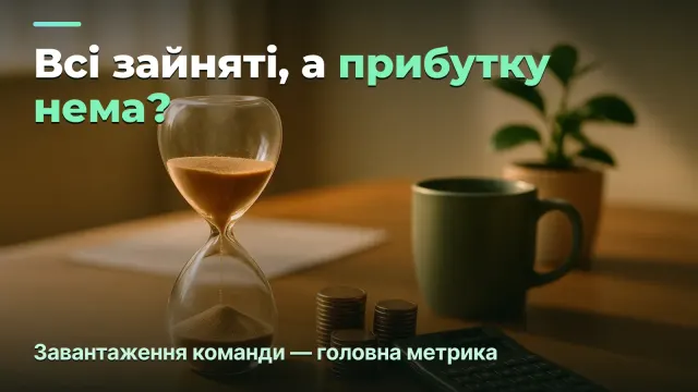 Завантаження команди: чому «всі зайняті», а прибутку нема