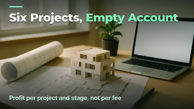 Architecture Bureau: Real Profit Per Project and Per Stage, Not Per Fee