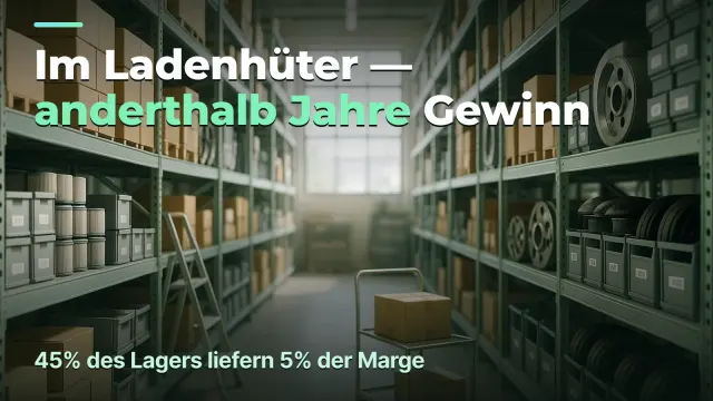 Lagerumschlag: warum es Gewinn gibt, aber kein Geld