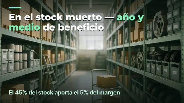 Rotación de inventario: por qué hay beneficio pero no dinero
