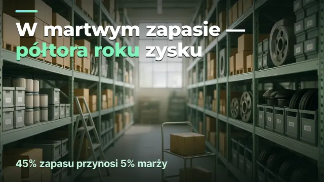 Rotacja zapasu: dlaczego zysk jest, a pieniędzy nie ma