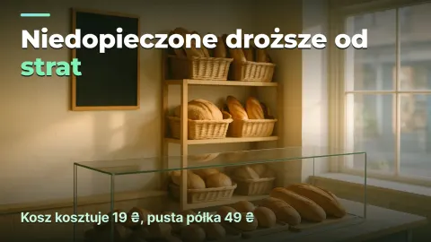 Straty w piekarni: ile kosztuje niedopieczone