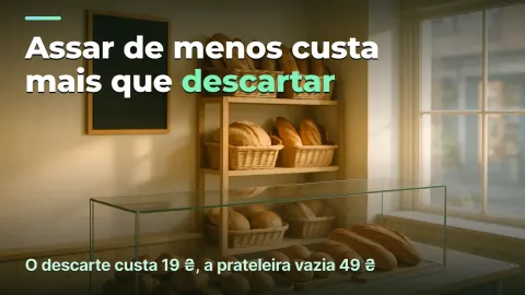 Perdas na padaria: quanto custa assar de menos