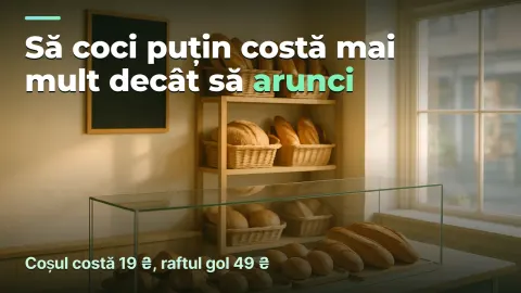 Pierderile în brutărie: cât costă să coci prea puțin