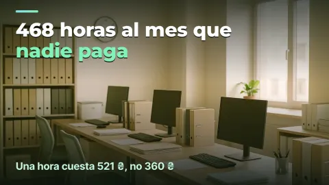 Asesoría contable: 468 horas que nadie paga