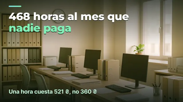Asesoría contable: 468 horas que nadie paga