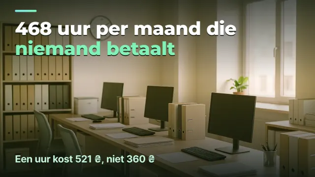 Administratiekantoor: 468 uur die niemand betaalt
