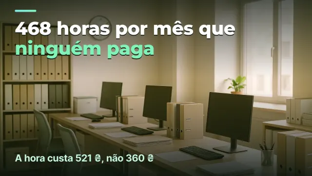 Contabilidade: 468 horas que ninguém paga