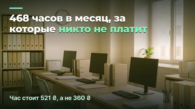 Бухаутсорсинг: 468 часов, за которые никто не платит
