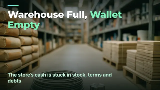 Building-Materials Store: Thin Margins, Supplier Terms, Frozen Stock