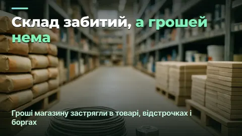 Магазин будматеріалів: тонка маржа, відстрочки й заморожений склад
