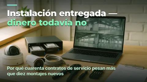 Videovigilancia: la instalación se entrega, pero el dinero lo trae el contrato