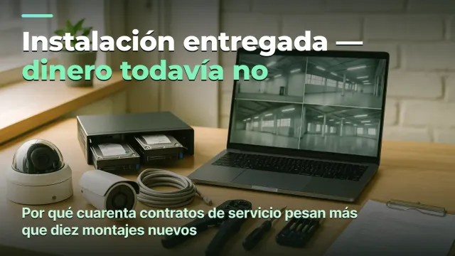 Videovigilancia: la instalación se entrega, pero el dinero lo trae el contrato