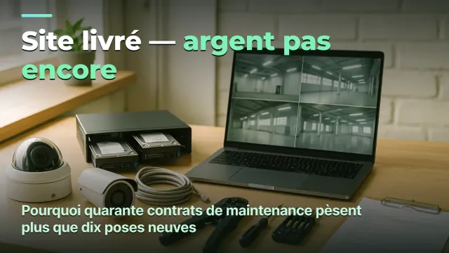 Vidéosurveillance : le site est livré, mais c'est le contrat qui rapporte