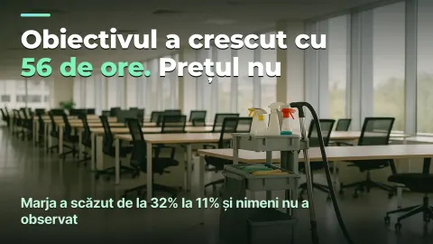 Costul orei de lucru în curățenie: unde dispare marja