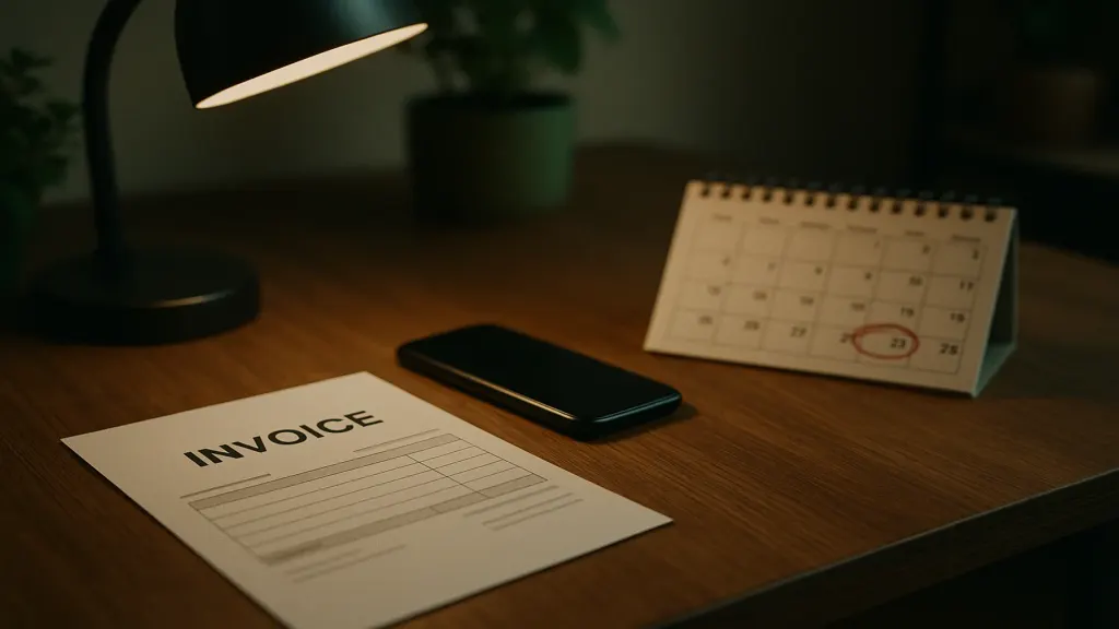 An unpaid invoice hits both profit and cash flow