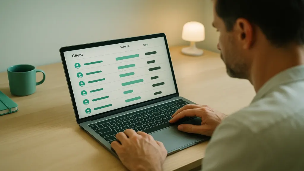 Building a profit-and-loss view for each client, one at a time