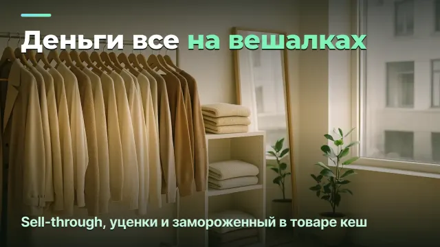 Магазин одежды: сезонные уценки и деньги, замороженные в товаре