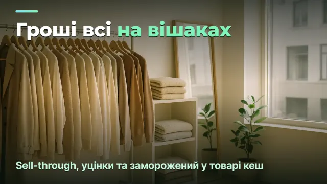Магазин одягу: сезонні уцінки та гроші, заморожені на вішаках