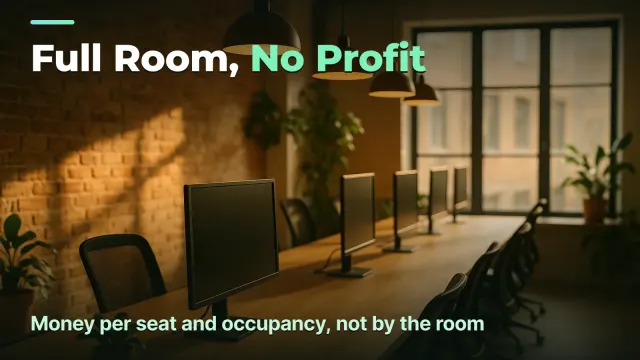 Κέρδος Coworking: Ανά Θέση και Πληρότητα, Όχι με Γεμάτη Αίθουσα