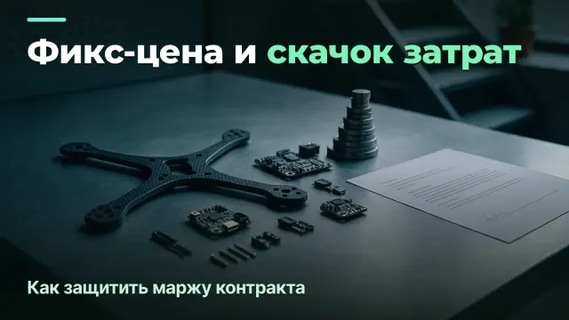 Фиксированная цена контракта и скачок цен на компоненты: как защитить маржу в defence tech