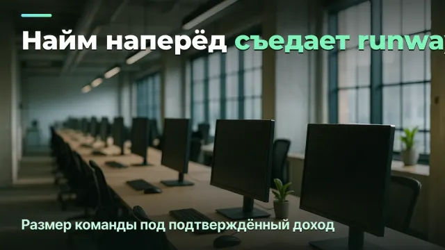 Найм наперёд контракта: как зарплаты сжигают ваш runway в defence tech