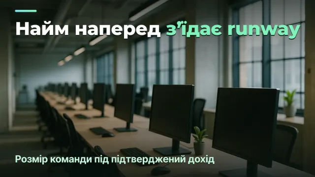 Найм наперед контракту: як зарплати спалюють ваш runway у defence tech