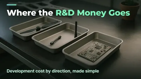 Where the R&D money goes: tracking development cost by direction in defence tech