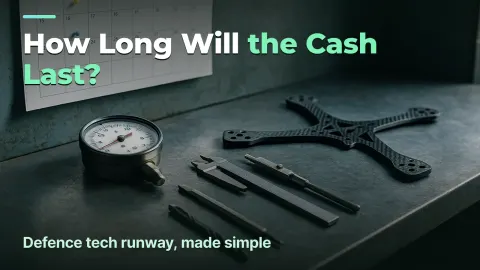 How many months will the company survive: counting runway between tranches in defence tech
