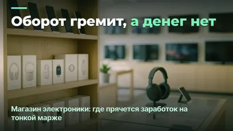 Магазин электроники: оборот огромный, а заработок копеечный — куда уходят деньги