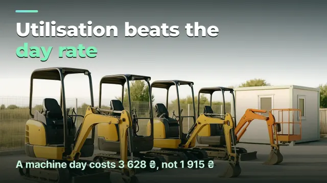 Equipment rental: why utilisation beats the day rate