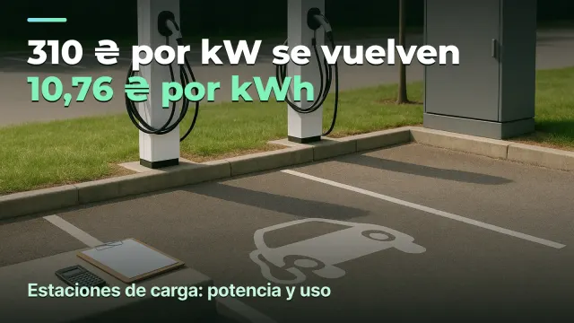 Carga eléctrica: la potencia se come el margen