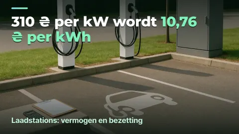 EV-laden: het vermogenstarief eet de marge op
