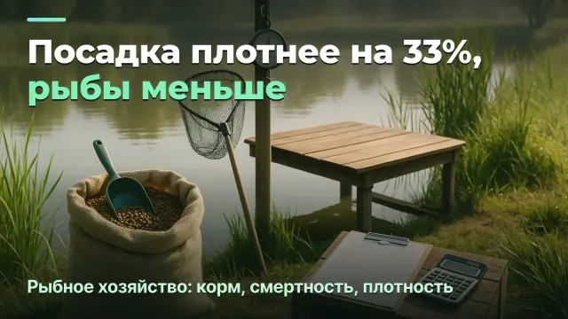 Рыбное хозяйство: посадил плотнее — рыбы меньше