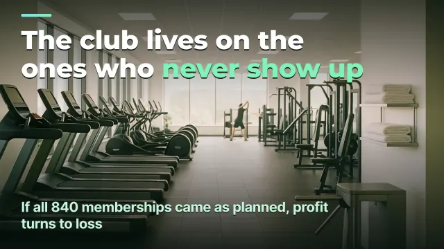 Fitness club: why the money in your account is a debt, not a profit
