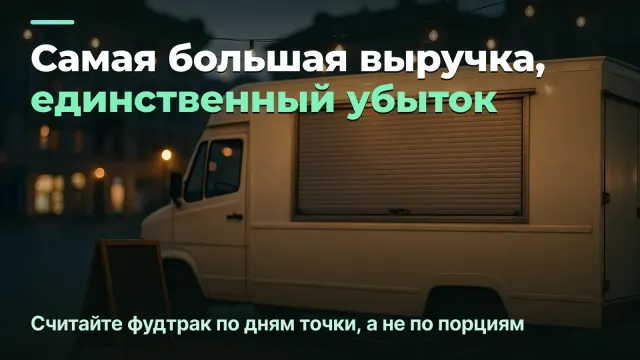 Экономика фудтрака: прибыль на день точки, а не на порцию