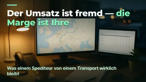 Spedition: Gewinn pro Transport statt Umsatz, der nur durchläuft