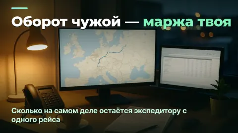 Экспедиция грузов: прибыль с рейса, а не оборот через счёт