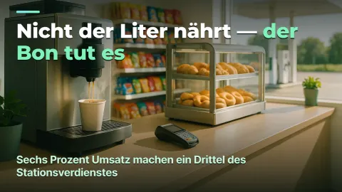 Tankstelle: Sie verdienen am Bon im Shop, nicht am Liter