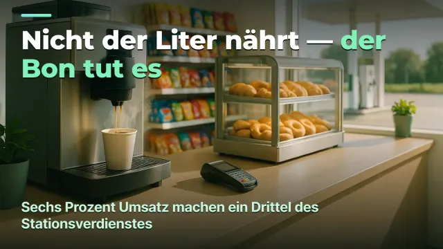Tankstelle: Sie verdienen am Bon im Shop, nicht am Liter